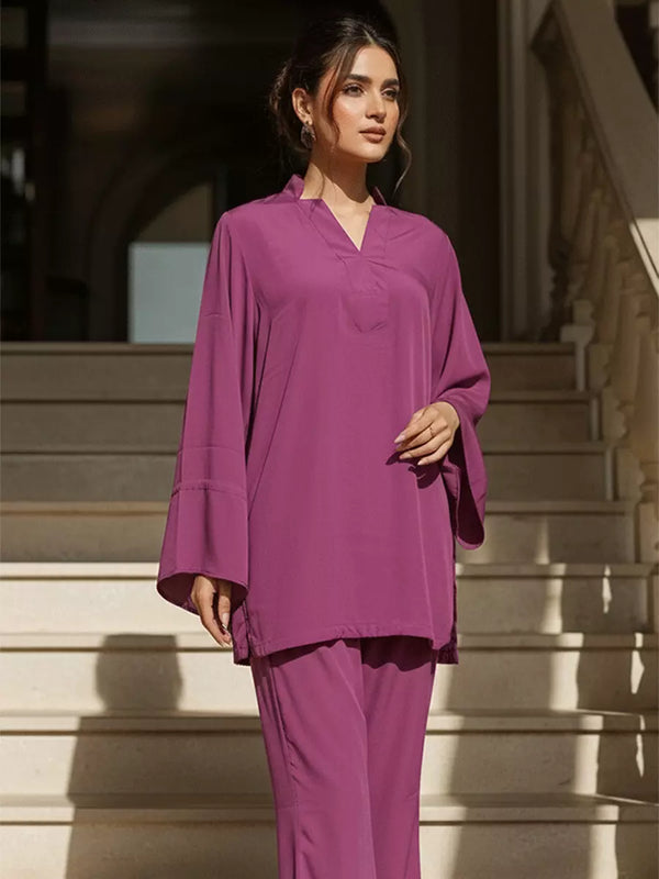 2PC Stitched Texured Suit (WP7L2PBC327)