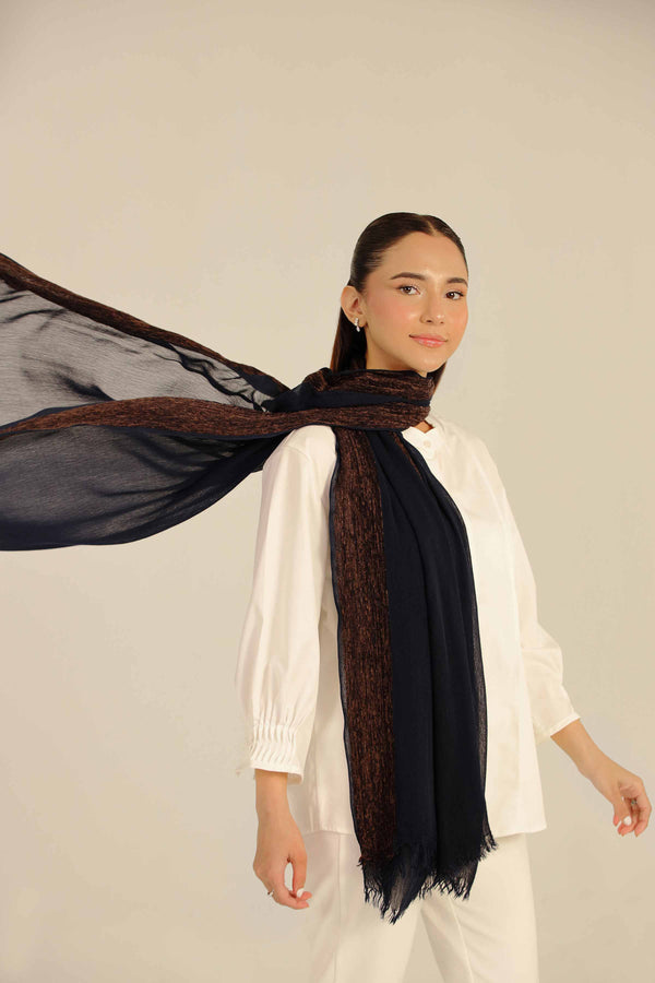 Navy Women Scarf-442572121