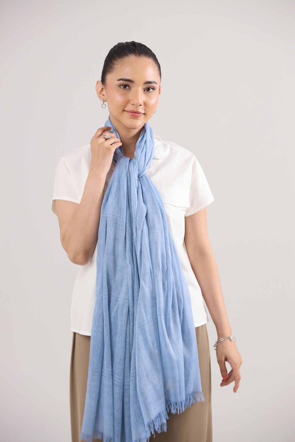 Blue Women Scarf-442372108