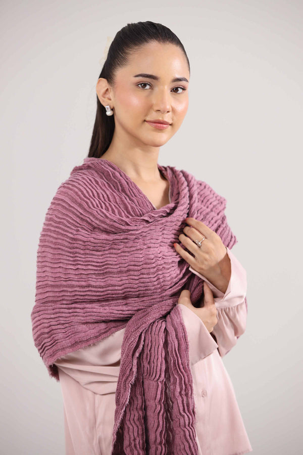 Purple Women Scarf-442392109