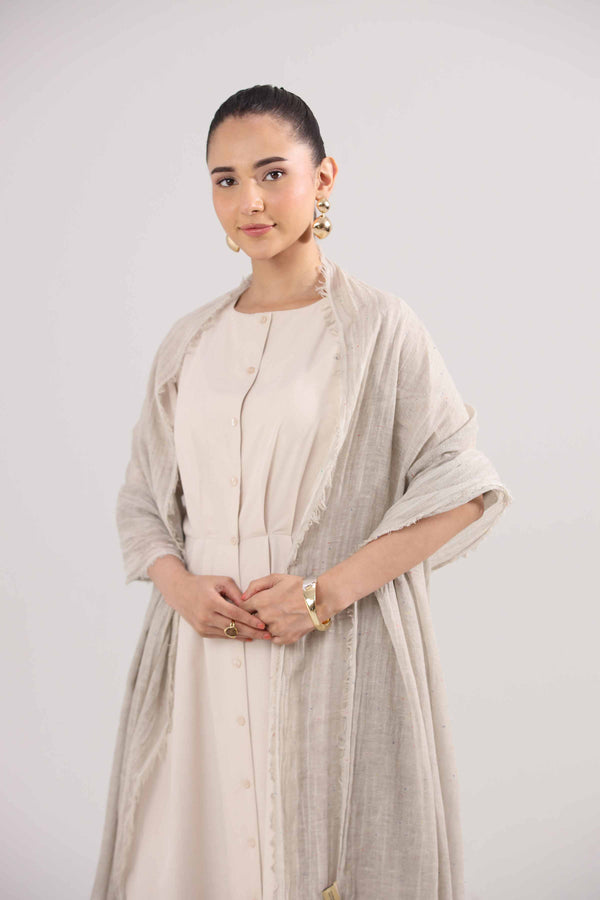 Grey Women Scarf-442412111