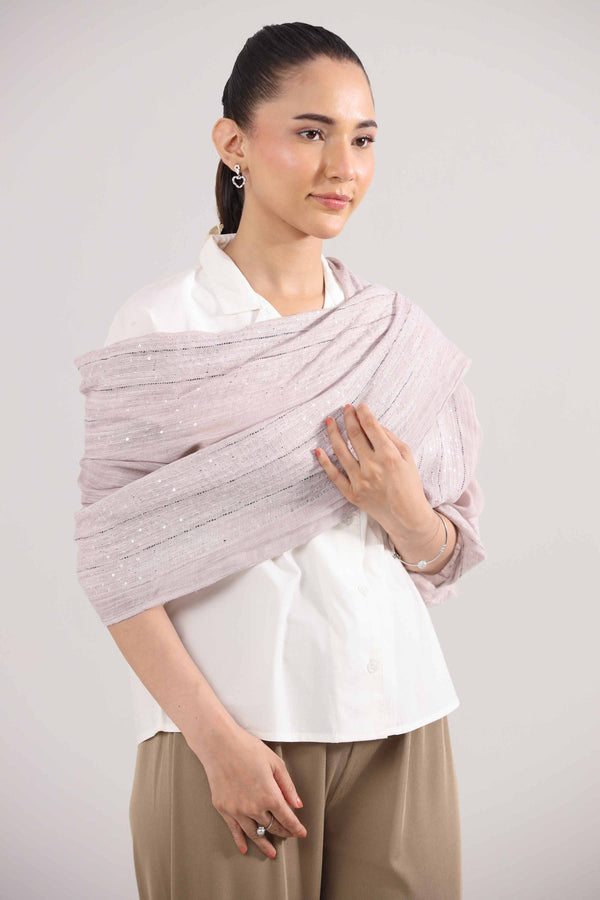 Purple Women Scarf-442422109