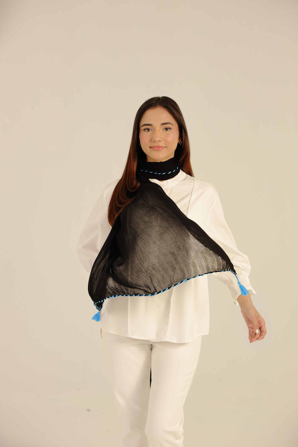 Black Women Scarf-442592103