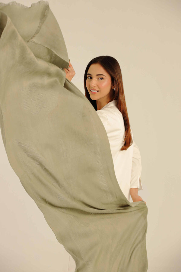 Green Women Scarf-442692104