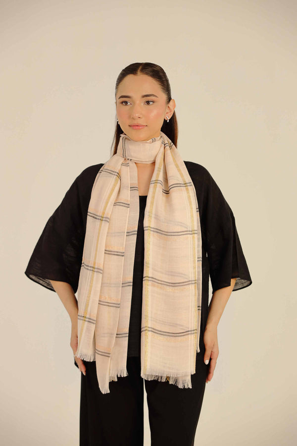 Light Pink Women Scarf-442722114