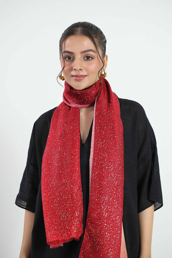 Red Women Scarf-442732101