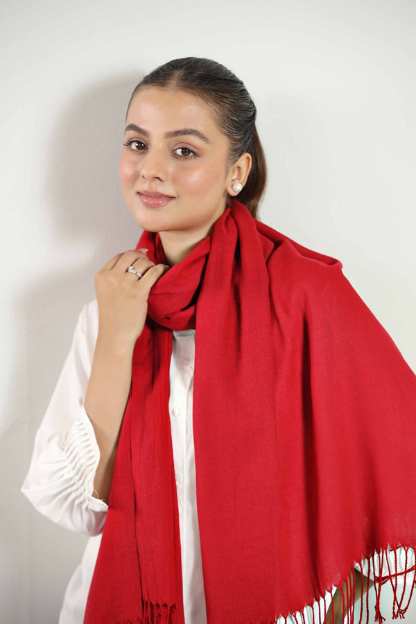 Maroon Women Scarf-442782122