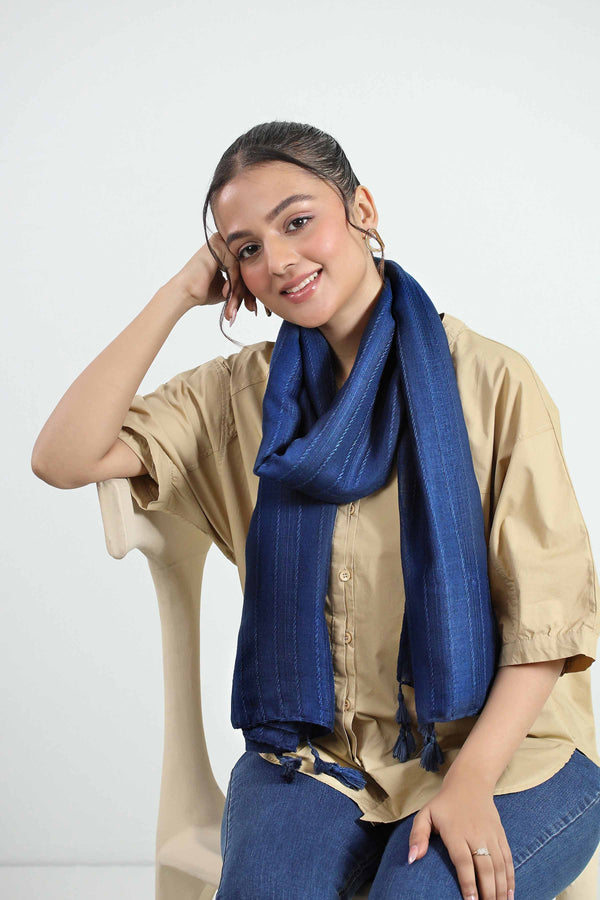 Navy Women Scarf-442802121