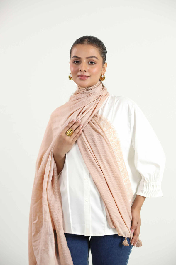 Pink Women Scarf-442812105