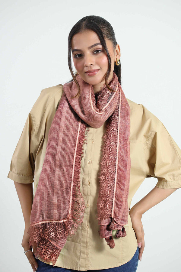Brown Women Scarf-442812113
