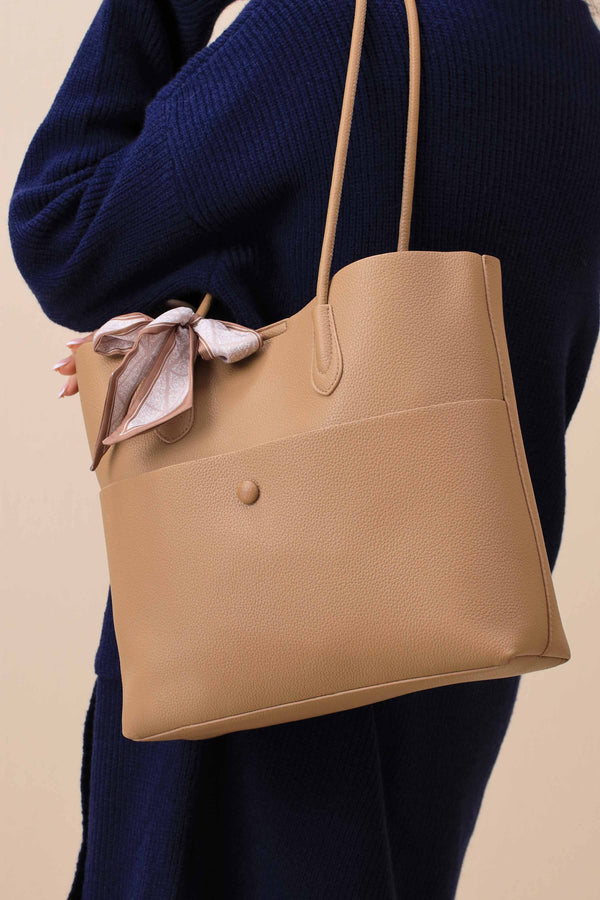 Tan Tote Bag-443622126