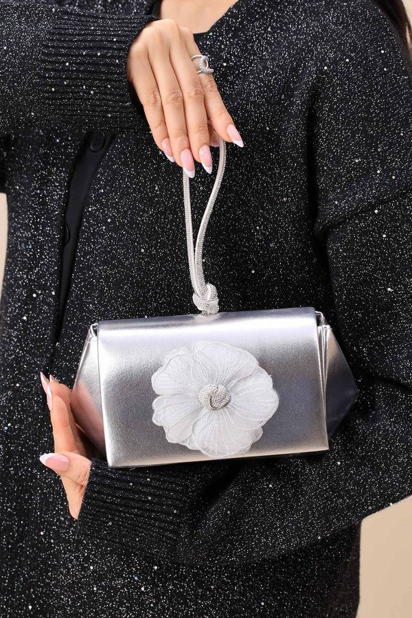 Silver Clutch-444092120
