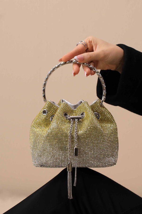 Gradient Gold Clutch-444102119