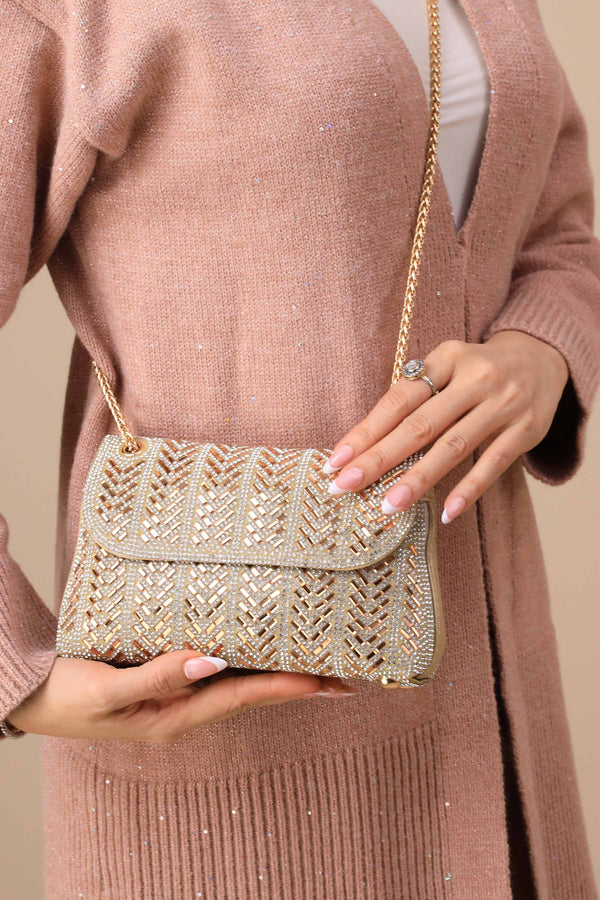 Gold Clutch-444282119