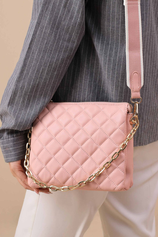 Pink Shoulder Bag-444772105