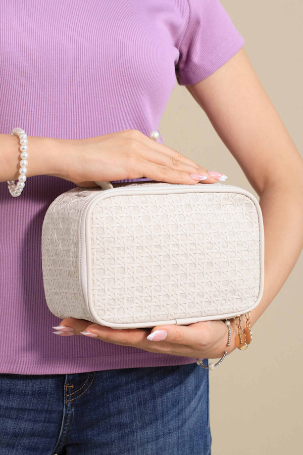 White Vanity Bag-444882112