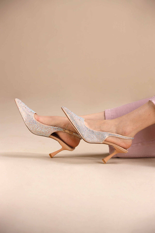 Beige Pumps Heels-445232918