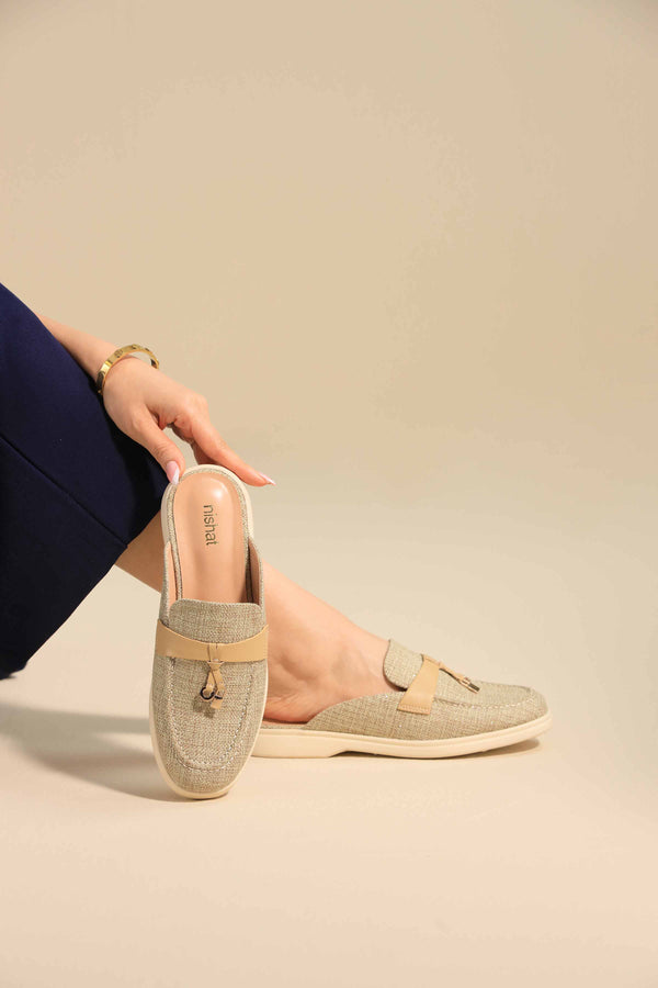 Khaki Mules-445392930