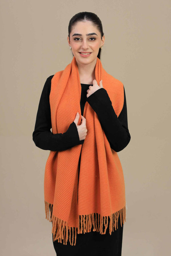 Orange Women Shawl-446082106