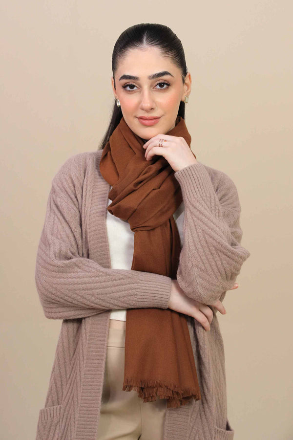 Brown Women Shawl-446122113