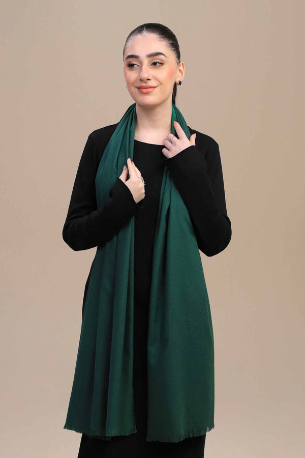 Black Green Women Shawl-446122117