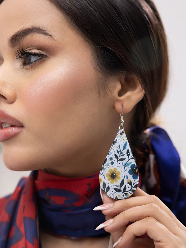 Sunlit Ocean Earring