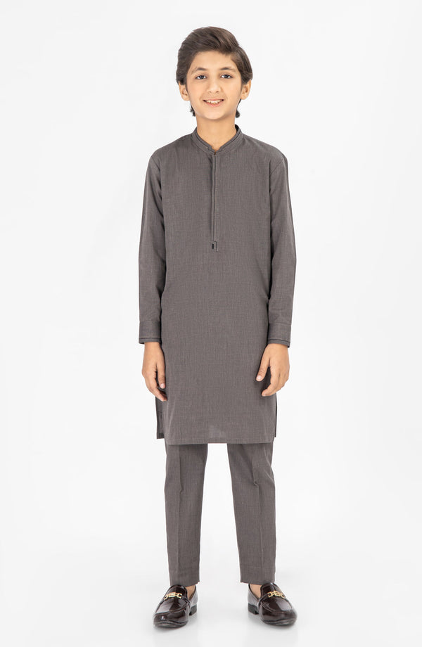 SUMMER'25 BOYS KURTA PAJAMA STONE GREY