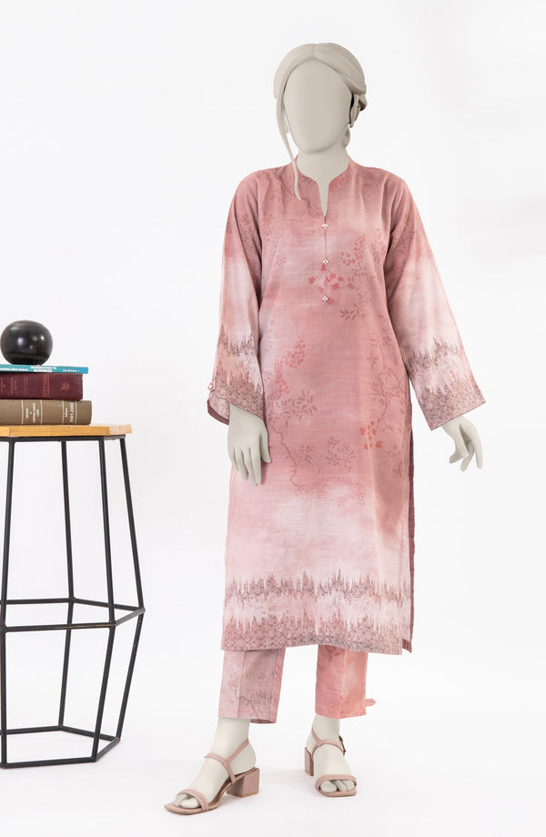 PRINTED KHADDAR STITCHED 2 PIECE