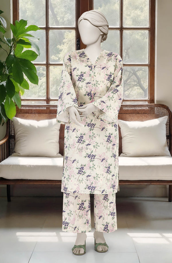 SUMMER'25 PRINTED CAMBRIC 2PCS UNSTITCHED