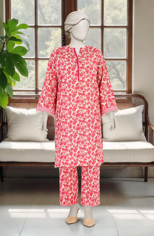 SUMMER'25 PRINTED CAMBRIC 2PCS UNSTITCHED