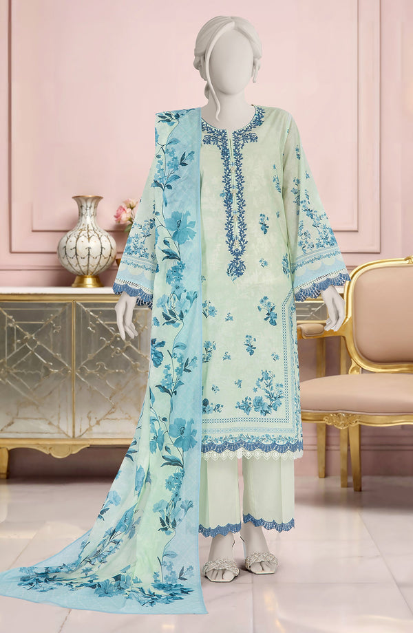 FESTIVE'25 EMBROIDERED LAWN 3PCS UNSTITCHED
