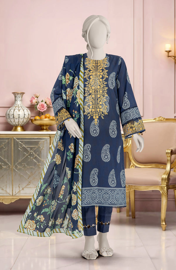 FESTIVE'25 EMBROIDERED LAWN 3PCS UNSTITCHED