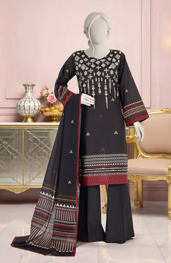 EMBROIDERED LAWN 3PCS UNSTITCHED
