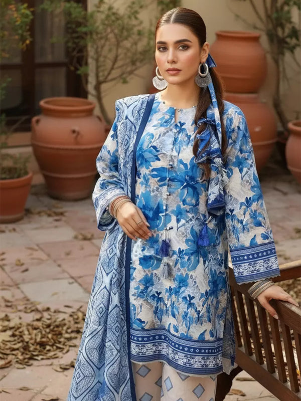 3PC Unstitched Printed Khaddar Suit (SUNS7ASI268)