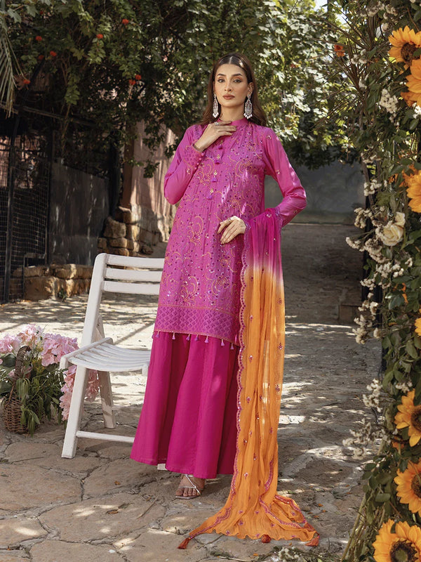 FESTIVE FORMAL EMBROIDERED SUIT