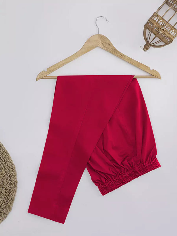 1Pc Unstitched Cambric Trouser (TU-000096)