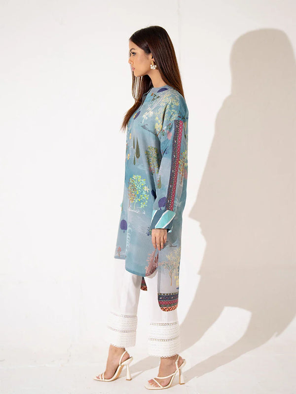 1Pc Stitched Poly Viscose Shirt