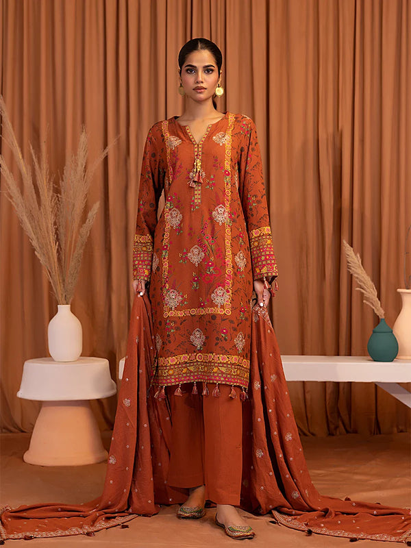 2Pc Unstitched Suit (2PE021)