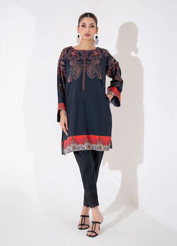 1PC STITCHED CAMBRIC PRINTED SHIRT