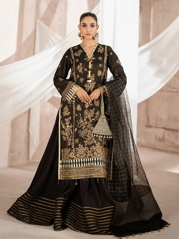 3PC Unstitched Festive Embroidered Suit (JI004)