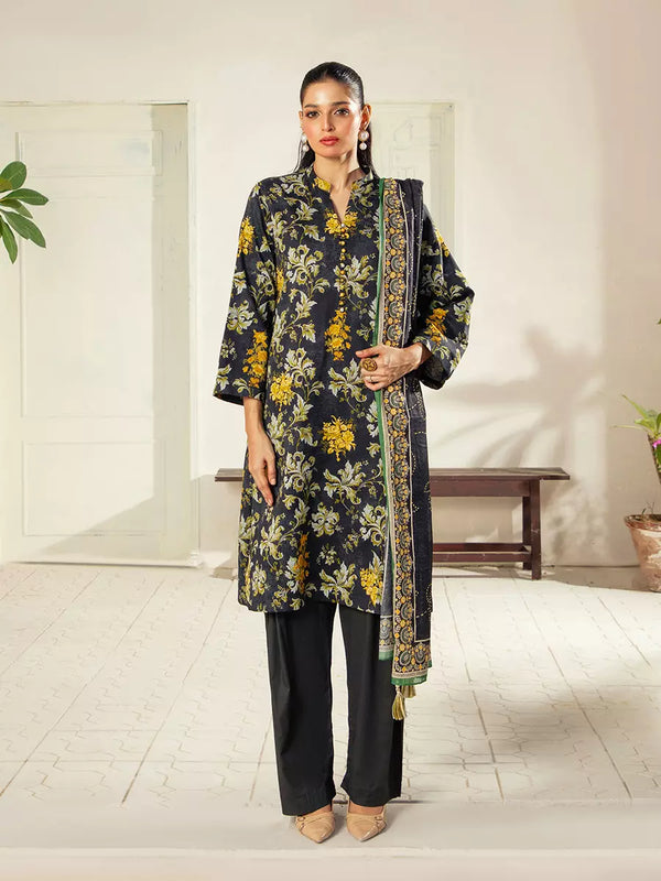 3PC Unstitched Doria Cambric Printed Suit (P288)
