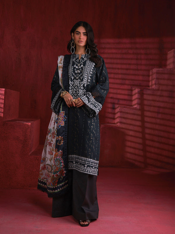 3PC LUXURY LAWN EMBROIDERED SUIT