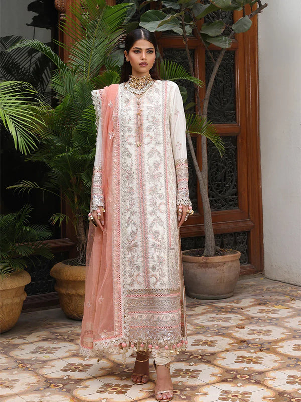 3PC STITCHED FESTIVE FORMAL EMBROIDERED SUIT