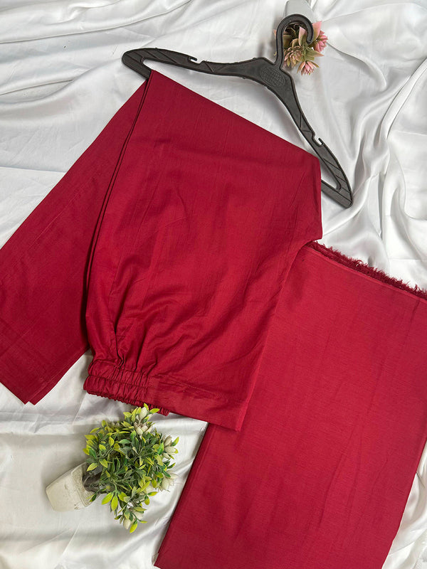 1pc - Unstitched Cambric Trouser