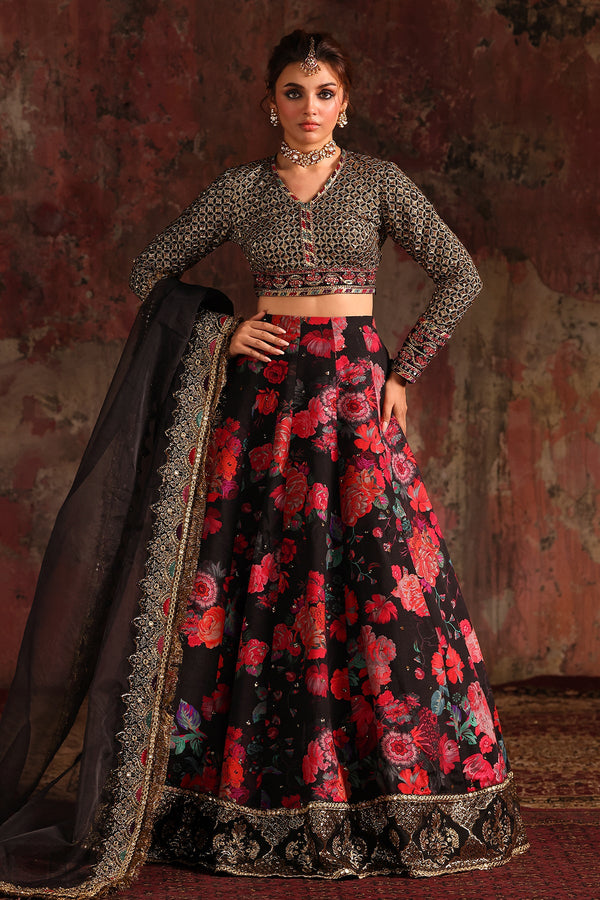 3-PC Embroidered Raw-Silk Suit CMA-5-05