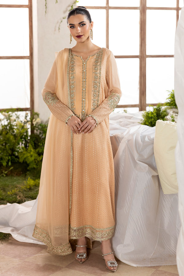 3-PC Embroidered Chiffon Suit CMA-5-099
