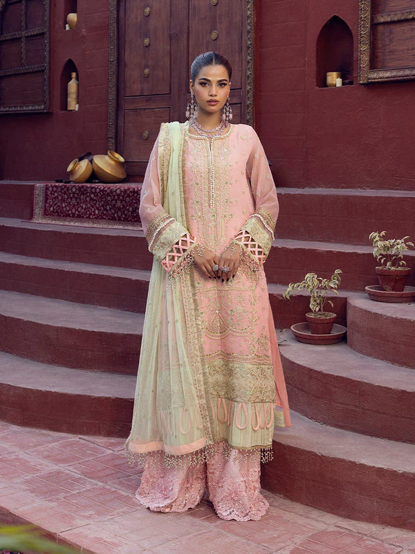 3PC Unstitched Festive Embroidered Suit (JI016)