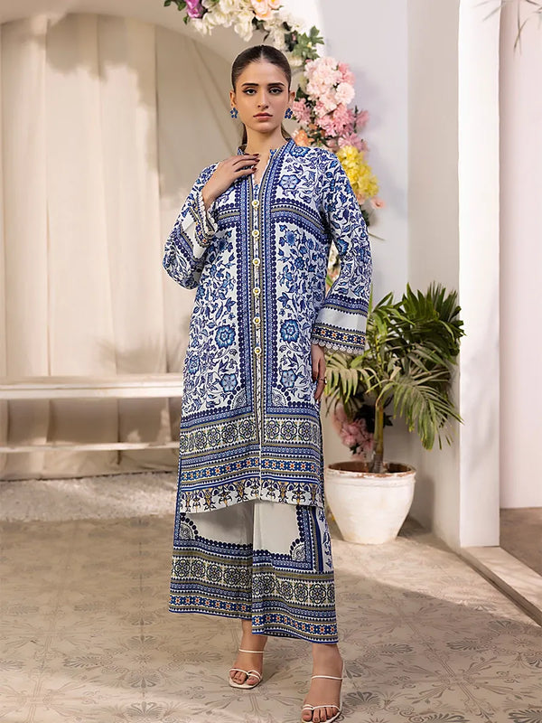 2PC Stitched Lawn Printed Suit (SPL2PBC020)