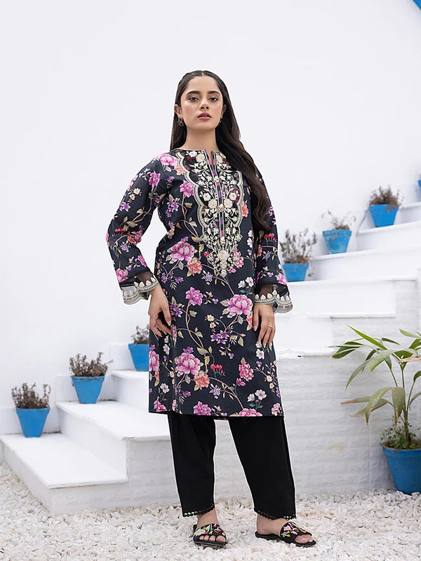 1PC Stitched Cambric Printed Shirt