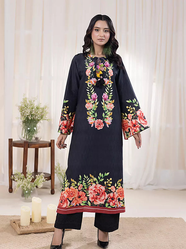 1PC Stitched Cross Hatch Printed Shirt